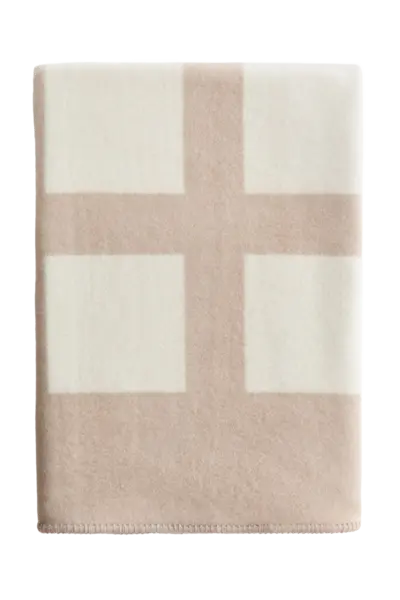 Plaid en laine façon Hermès