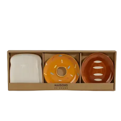 Assiettes brunch grès