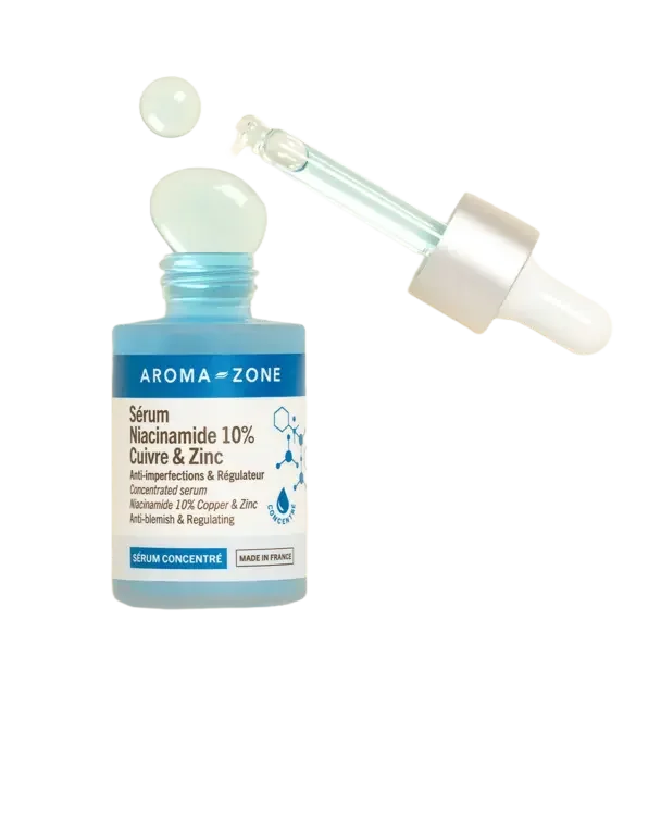Aroma-Zone Sérum Niacinamide 10% - Cuivre & Zinc pour peau nette