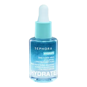 Sérum bi-phase qui hydrate jusqu'à 15 couches de l'épiderme et restaure la barrière cutanée. Formulé avec de l'acide hyaluronique et de l'acide polyglutamique pour une hydratation intense et durable.