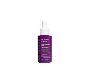 Un soin ciblé unique contenant 20 % de niacinamide qui resserre et atténue les pores dilatés et affaissés et affine le grain de peau pour un teint lisse et lumineux.