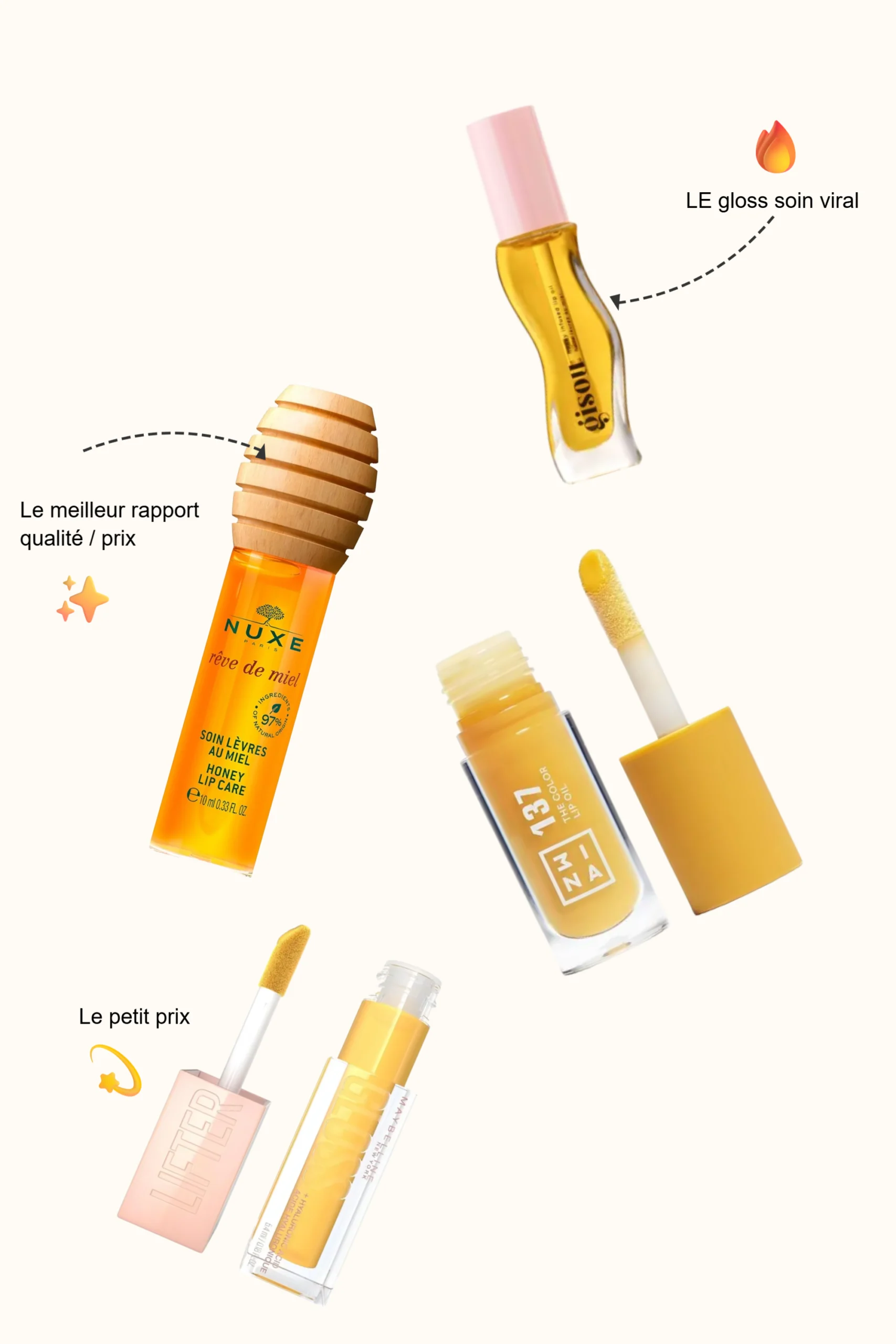 Gisou Lip Oil : l&rsquo;huile à lèvres culte et 3 alternatives