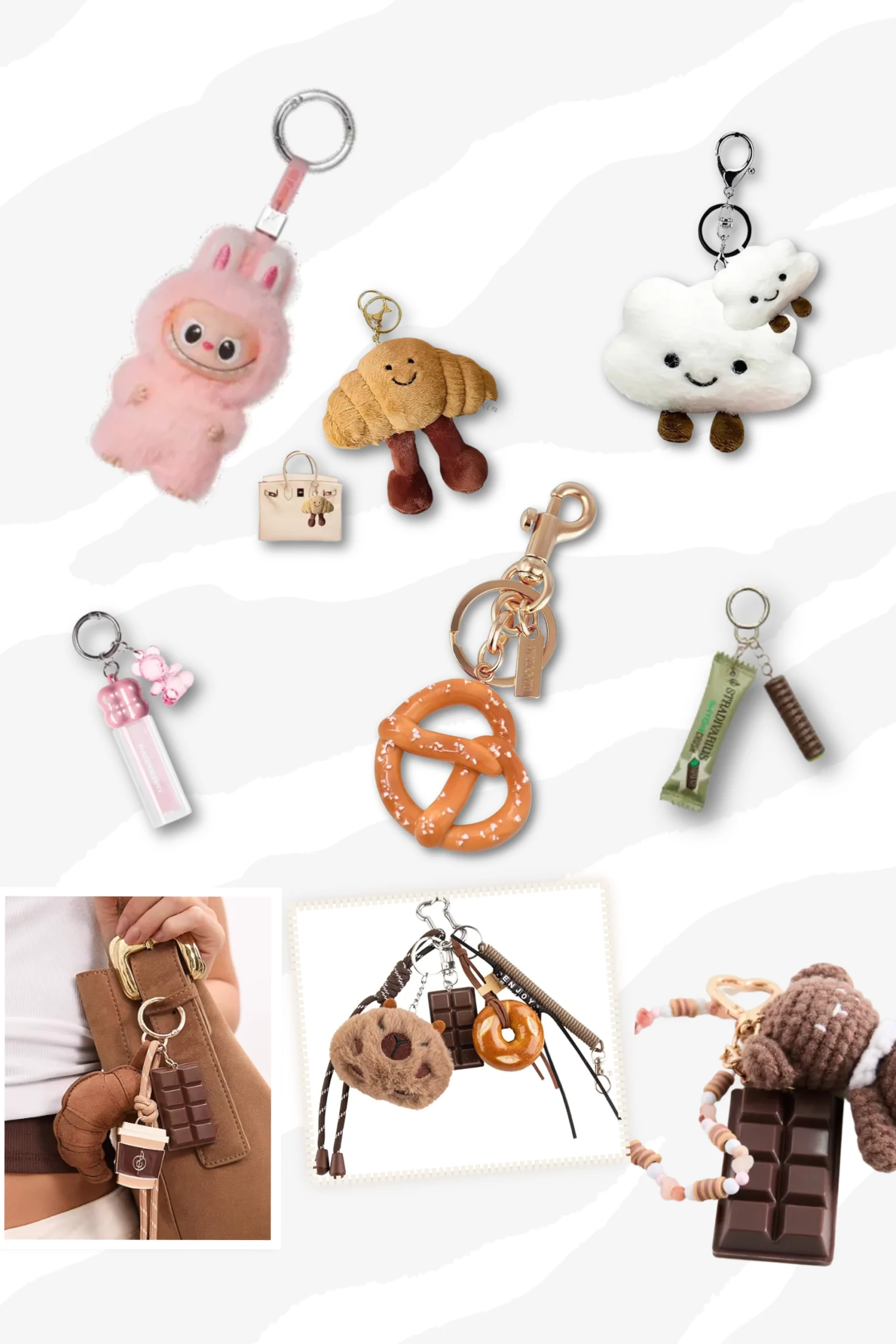 9 bijoux de sac porte-clés tendance : Labubu, café (et plus encore)