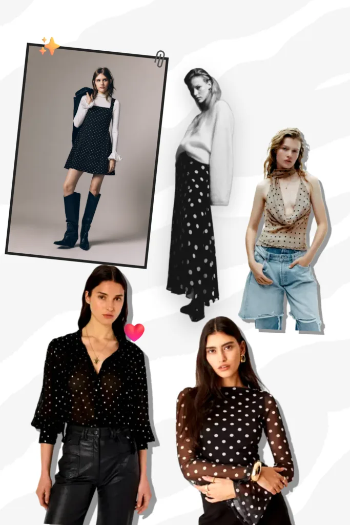 5 pièces à pois noir tendance 2026 : l&rsquo;élégance dans la garde-robe (de 15€ à 125€)