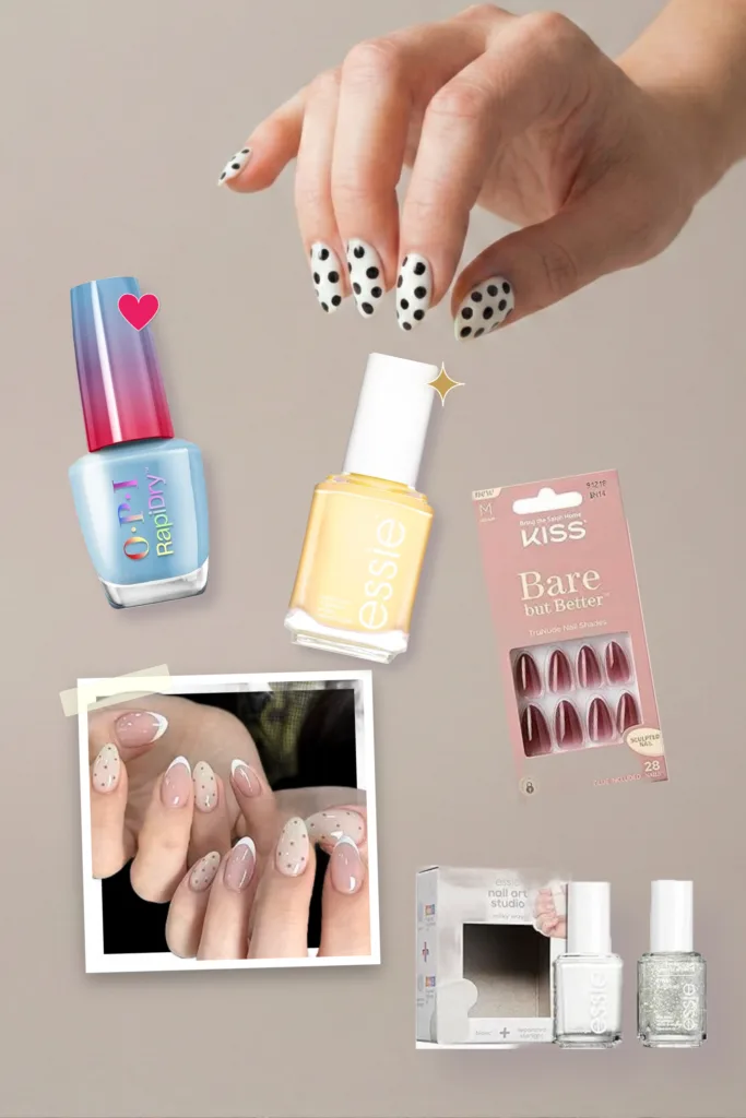 Top 5 faux ongles & vernis tendance 2026 : polka dots, milky way et jaune soleil